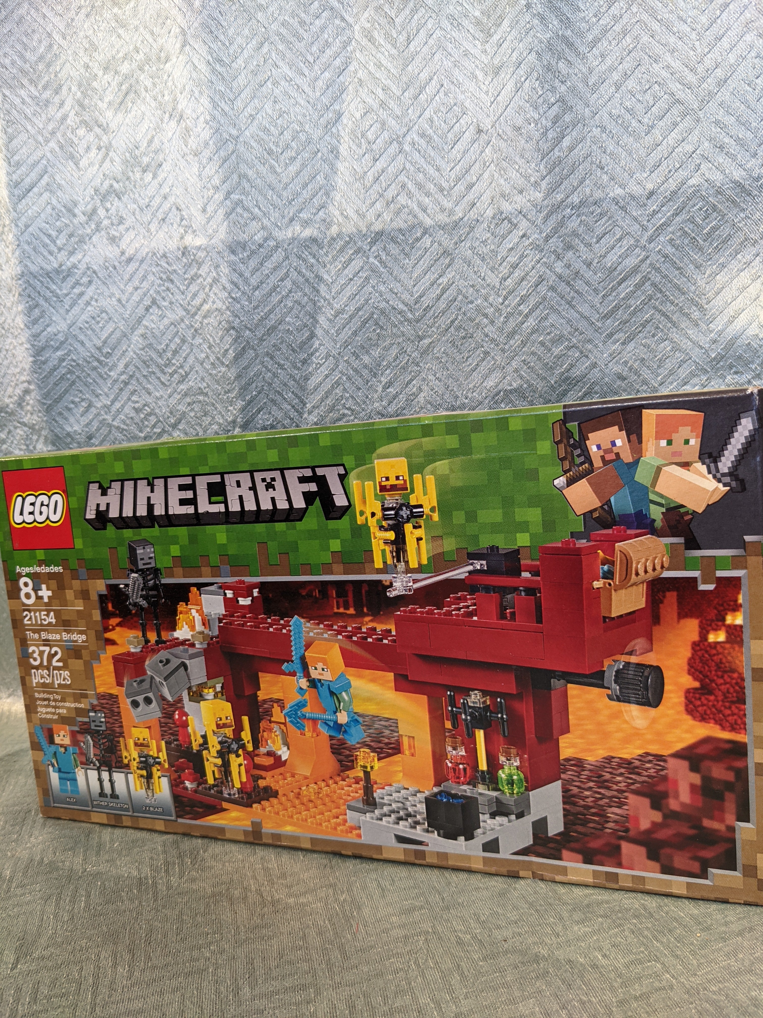 LEGO Minecraft The Blaze Bridge 21154 Building Kit (370 Pieces) (7544048484590)